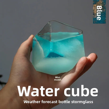 Weather Forecast Glass Bottle - Creative Storm Bottle Ornament & Birthday Gift