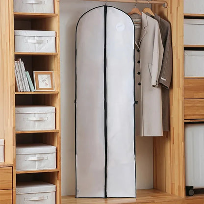 High-End Thickened Waterproof Dust-Proof Wedding Dress & Suit Storage Bag — Protective Hanging Coat Cover