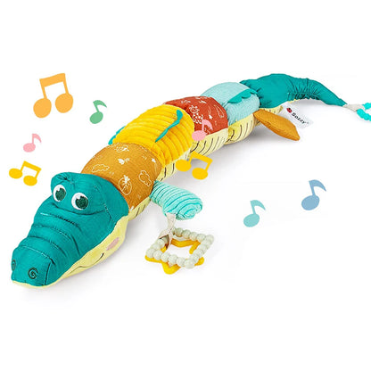 Musical Caterpillar Worm Baby Rattle – Soft Plush Educational Interactive Sensory Toy for Newborns and Toddlers | Perfect Infant Gift
