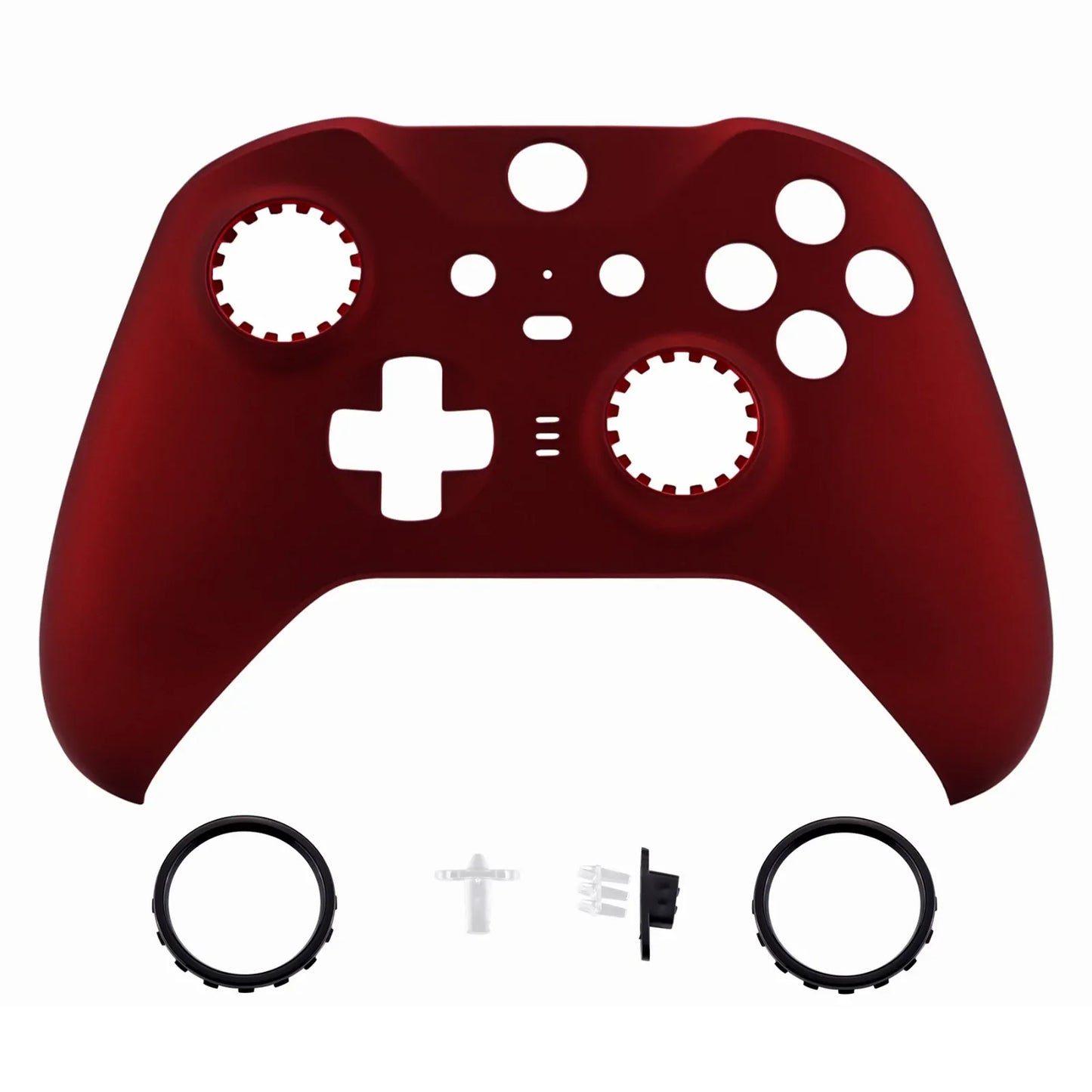 eXtremeRate Xbox One Elite Series 2 Controller Faceplate Shell Replacement Kit Model 1797 – Scarlet Red Housing Cover