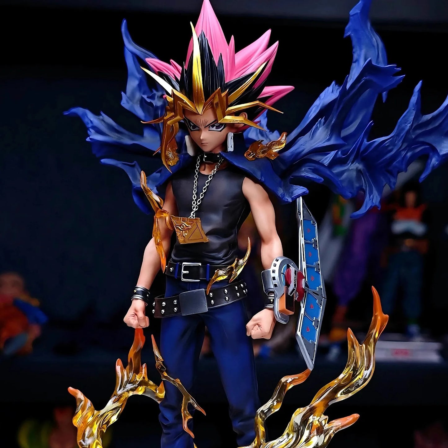 Yugi Muto Duel Monsters Action Figure - 28cm Dark Game PVC Statue, Collectible Figurine & Kids Toy Gift