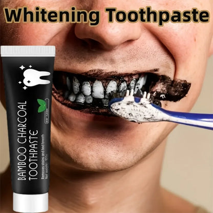 Bamboo Charcoal Toothpaste – Deep Clean, Remove Tooth Stains & Refresh Breath for Healthy Teeth