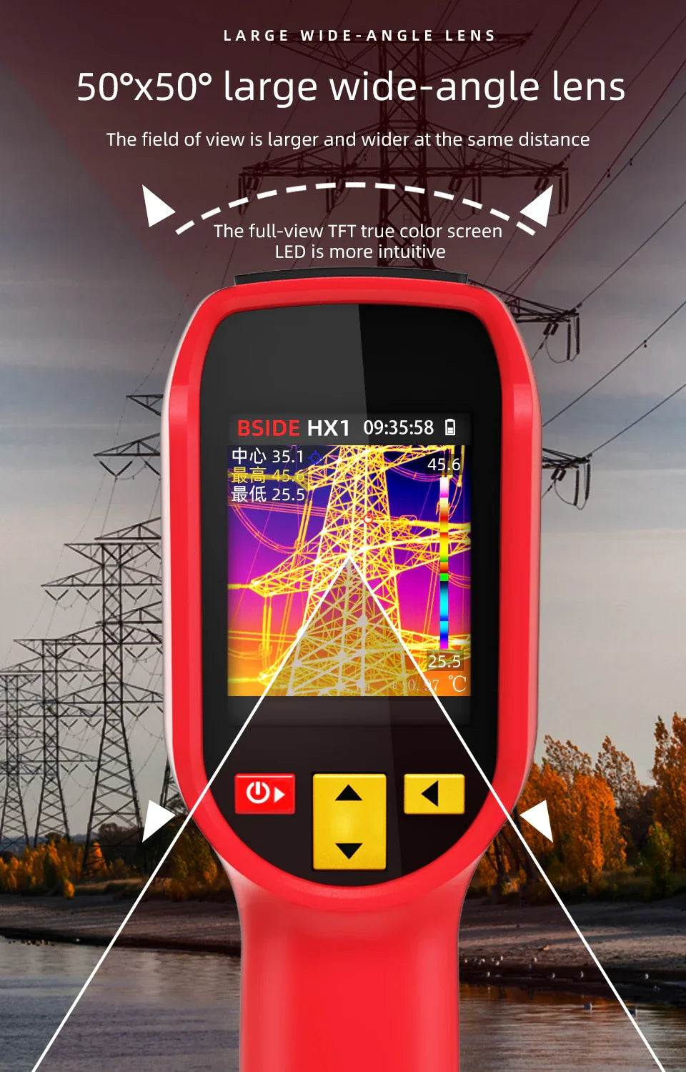 New Style Thermal Imaging Camera – 240x240 Infrared Temperature Meter for PCB Repair & Industrial Pipeline Detection
