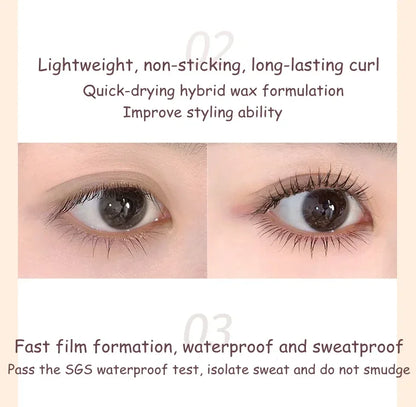Judydoll Lash Lengthening Waterproof Mascara – Curling, Thick, Non-Smudge, Quick-Dry, Long-Lasting Eye Makeup Cosmetics