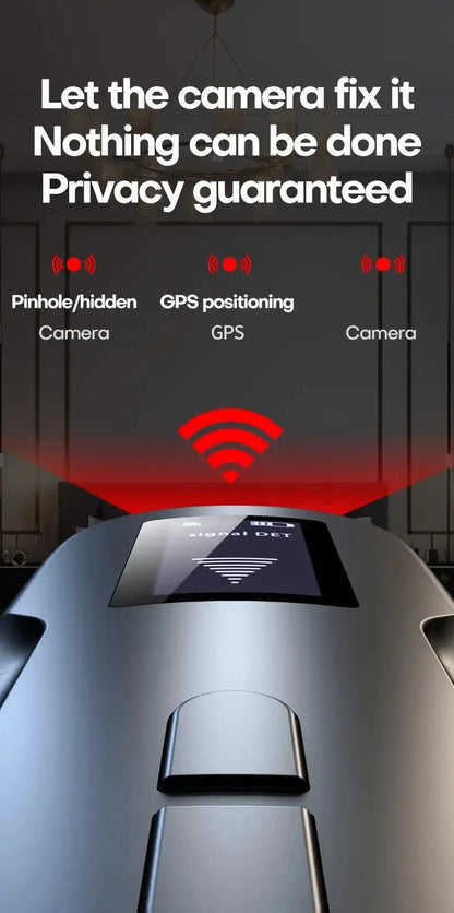 Hidden Camera & Spy Detector – RF/Bug Signal, IR Mode & Magnetic Field Scanning Device