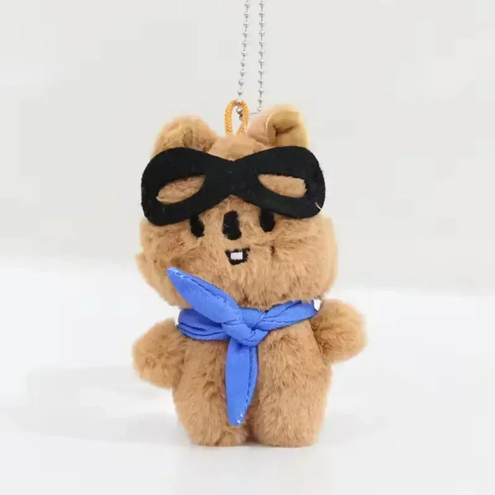 Kpop SKZOO Plush Keychain – Cute Dog Pendant Toy for Kids, Backpack Hanging, Birthday Gift
