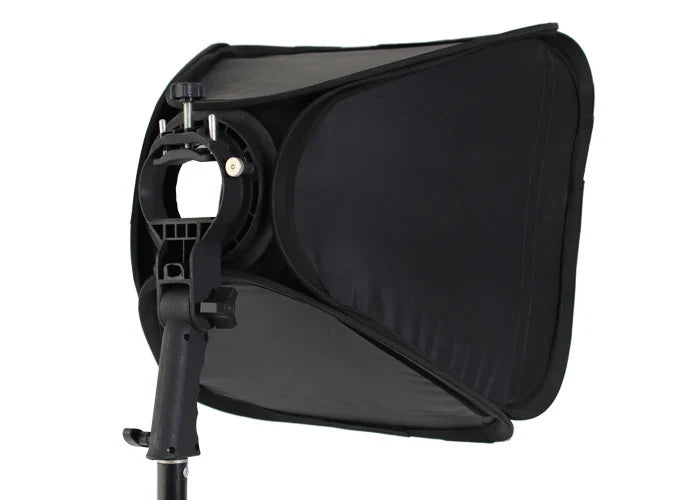 Handheld S-Type Bracket Holder with Bowens Mount — Compatible with Speedlite Flash, Softbox, Snoot & Umbrella