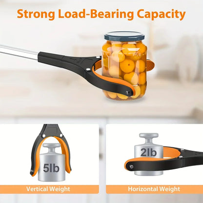 32-Inch Garbage Picker Gripper – Lightweight Heavy-Duty 360° Rotating Clip for Elderly, Grabbing Tool