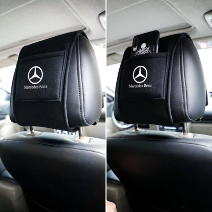Mercedes-Benz Car Headrest Cover - Anti-Dirt Seat Pillow Protector for W203–W222 Models
