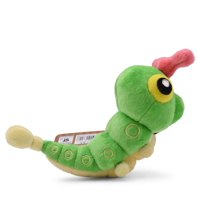 Caterpillar Green Plush Toy – 5-Inch Stuffed Animal, Kids Birthday Gift, Boys & Girls Decor