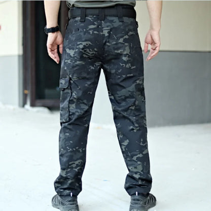 Men's Tactical Waterproof Cargo Pants – Durable Multi-Pocket Combat Trousers for Outdoor Work & Adventure