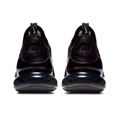 Nike Air Max 270 Running Shoes – Mesh, Shock Absorption, Non-Slip, Abrasion Resistant, Unisex Black & White Low Top