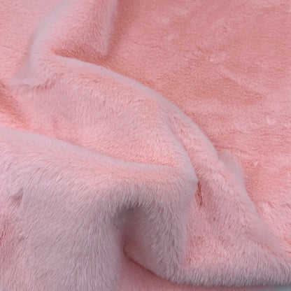 Faux Rabbit Fur Fabric – 50/80/160cm Super Soft 10mm Pile Plush Material for Stuffed Toys & Sewing