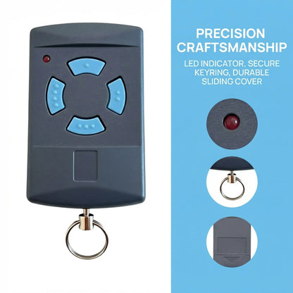 Upgraded HÖRMANN Clone Gate Remote Control 868MHz – HSM4 HSE2 HSE4 HS1 HS2 HS4 Hand Transmitter with Keychain Accessory