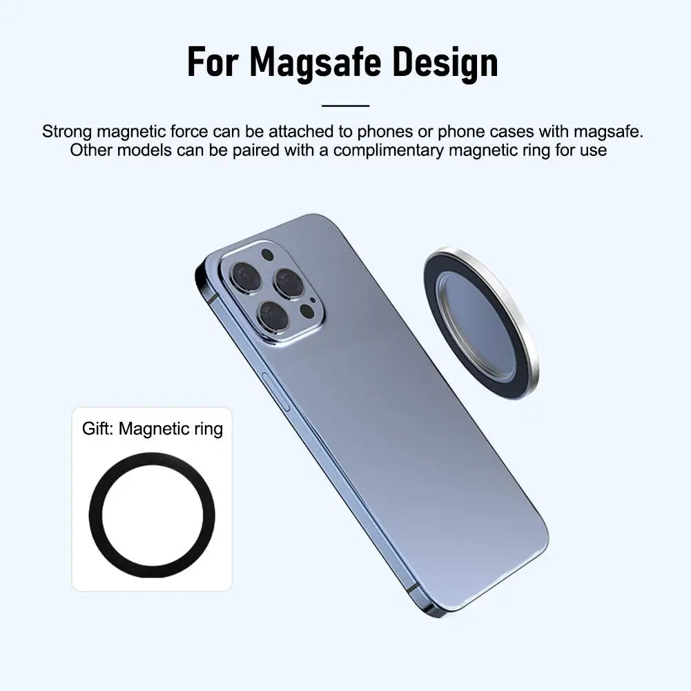 Compact Adhesive Mirror: Smartphone Selfie Vlog Mirror - High Definition Reflective Selfie Phone Accessory for iPhone Photo & Video