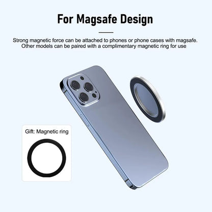 Compact Adhesive Mirror: Smartphone Selfie Vlog Mirror - High Definition Reflective Selfie Phone Accessory for iPhone Photo & Video