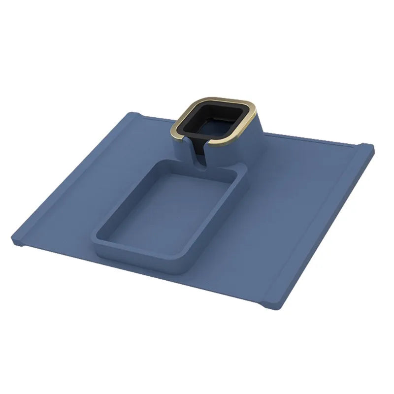 Anti-Slip Cup Holder Sofa Armrest Tray – Silicone Organizer for Recliner, Couch, and Remote Control