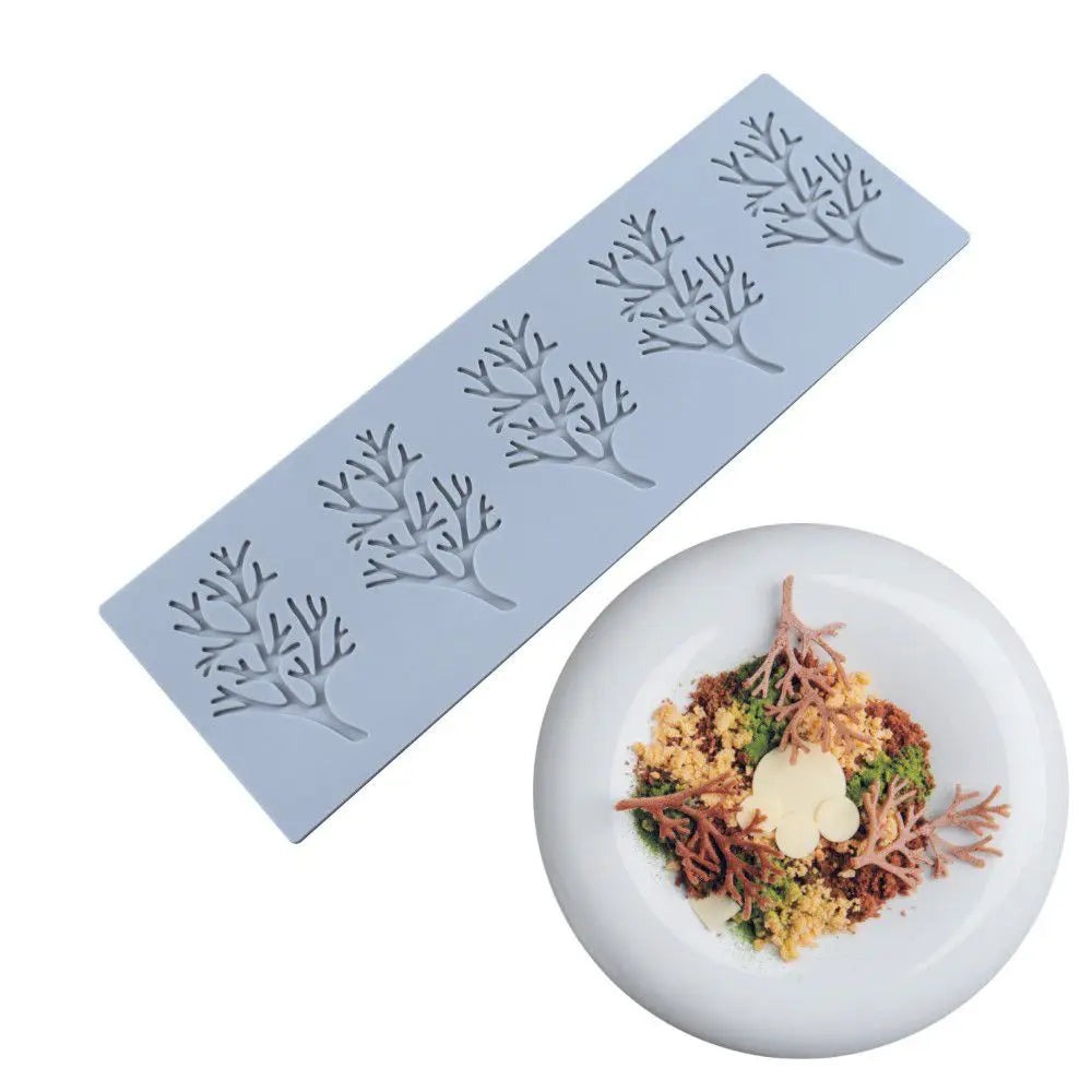 3D Cake Lace Silicone Mold — Leaves, Honeycomb & Butterfly Fondant Chocolate Stencil for Cake Decorating