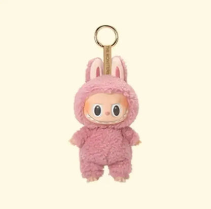 17cm Labubu V1 The Monsters Blind Box - Keychain & Cardiac Macarone Girl Gift with Free Sonny Angel