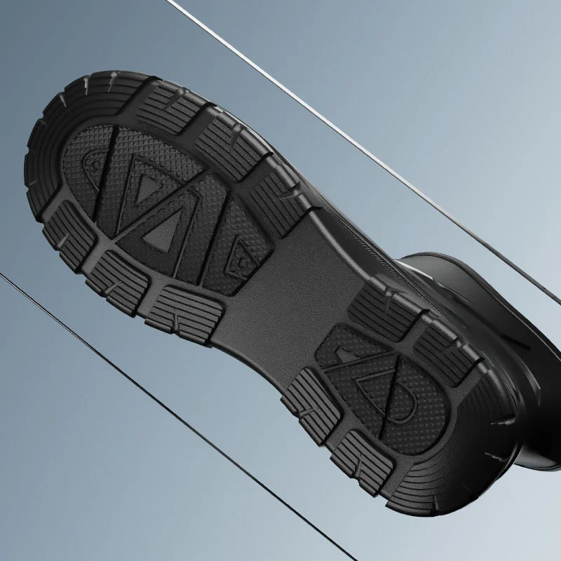2024 Men's Waterproof Water Boots — Non-Slip Rubber Work Shoes for Outdoor Rain, Camping & Fishing