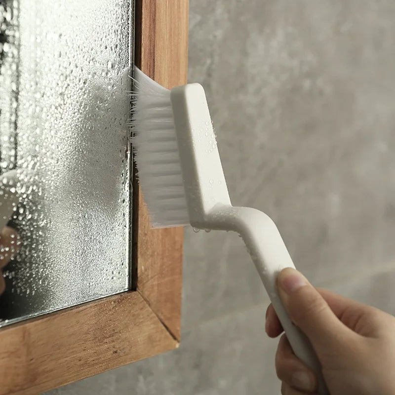 Multipurpose Corner Cleaning Brush - Ideal for Bathroom Tiles, Floor Gaps, and Window Grooves - Convenient Household Tool