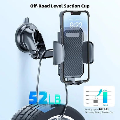 Car Suction Cup Phone Holder: Mount Stand for iPhone, Xiaomi, Huawei, Samsung