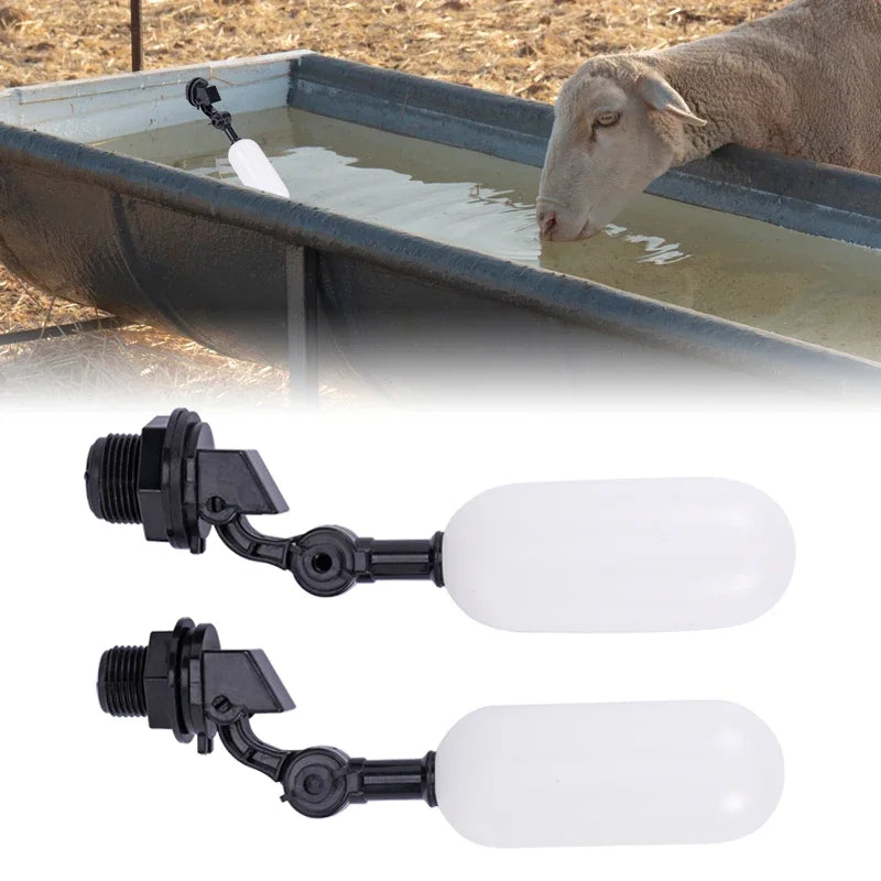 DN15/DN20 Automatic Float Valve - Adjustable Water Tank Level Control with Plastic Float Ball