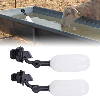 DN15/DN20 Automatic Float Valve - Adjustable Water Tank Level Control with Plastic Float Ball