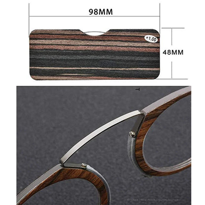 NONOR Magnifying Nose Clip Reading Glasses - Ultralight TR90 No Arm Portable Eyewear with Case +1.0 to +3.0 Lens