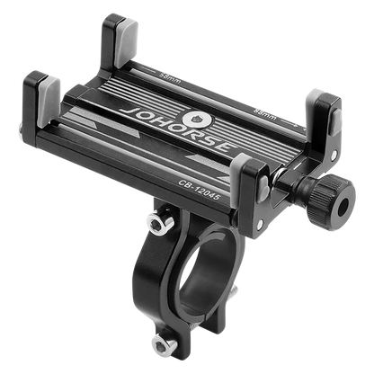 Aluminum Bicycle Phone Holder — Adjustable, Nonslip MTB Bike Mount Stand for Secure Phone Attachment