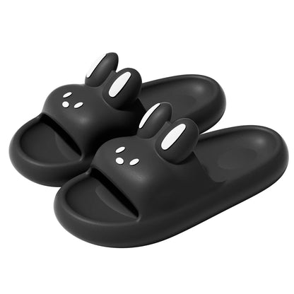 Pillow Rabbit Slippers for Women & Men – Comfy House Slides & Shower Sandals with Cushioned Thick Sole