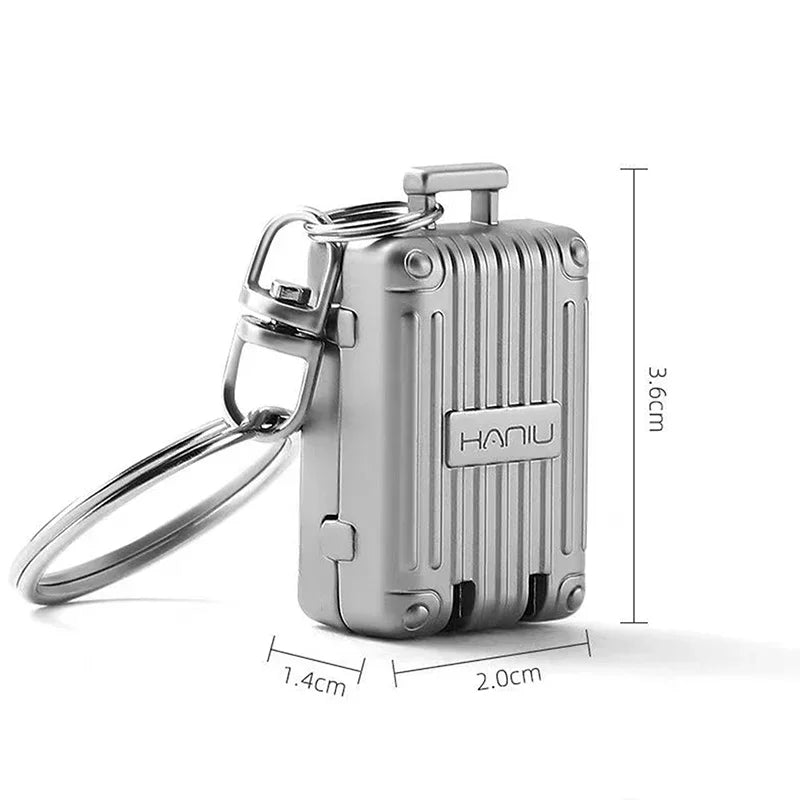Exquisite Foldable Nail Clippers Keychain – Stainless Steel Fingernail & Toenail Manicure Trimmer
