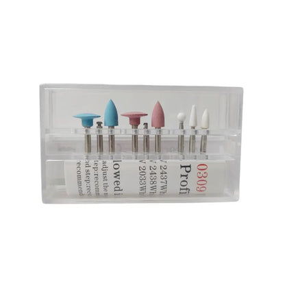9pcs/Box Dental Composite Polishing Kit – Low Speed Handpiece Contra Angle Resin Sanding & Polishing Set RA0309