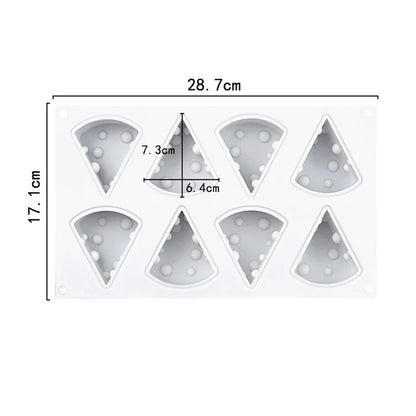 3D Lemon Shape Silicone Cake Mold — French Dessert Baking Tools for Brownies, Mousse & Pastry Decoration