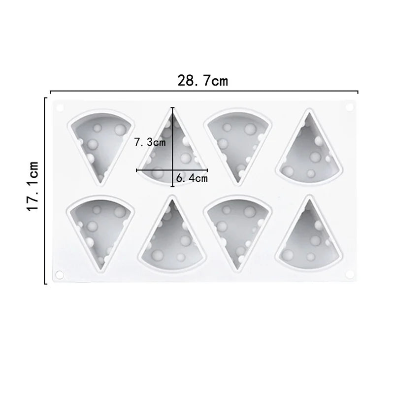 French Dessert 3D Lemon Silicone Mold – Cake, Brownie & Mousse Decorating Pastry Baking Tool