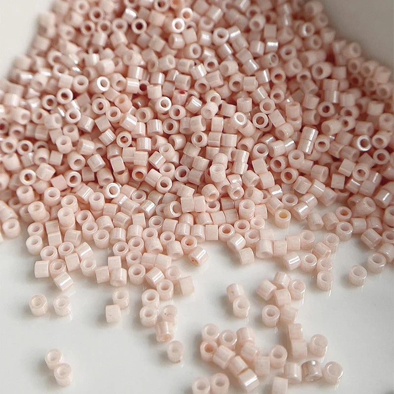 Oil Painting Color Glass Seed Beads - 11/0 Loose Spacer Beads for DIY Jewelry Making, Sewing & Craft Accessories