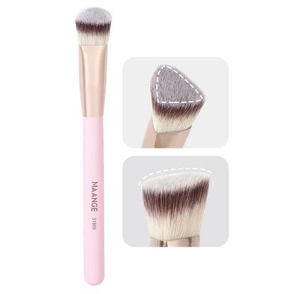 MAANGE Under Eye Concealer Brush - Triangle Foundation & Liquid Cream Blending Makeup Brush