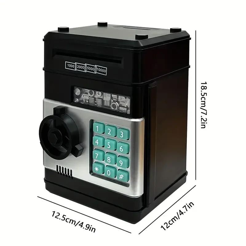 Electronic Piggy Bank with Automatic Mini Safe, Password Lock, and Coin Counter – The Ultimate Child's Gift!