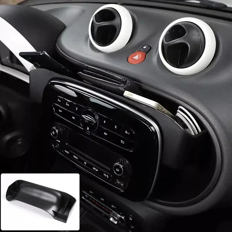 Mercedes Smart 453 Fortwo/Forfour Center Console Organizer Box – 2015–2019 Car Storage Container Case Interior Accessories