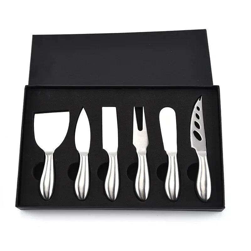 Leeseph Cheese Knives Set – Stainless Steel Cutlery for Charcuterie Boards, Kitchen Gadgets Collection