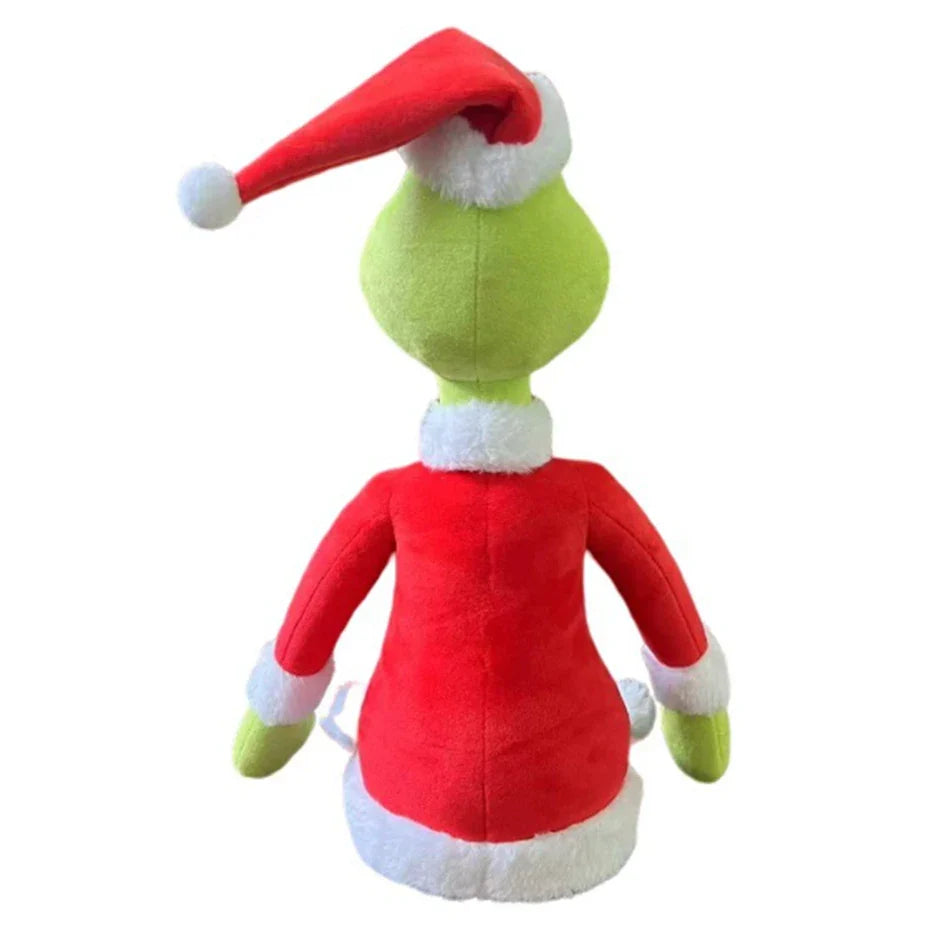 Green Shaggy Anime Figure – Green-Haired Monster Plush Doll, Christmas Decoration & Birthday Gift for Kids