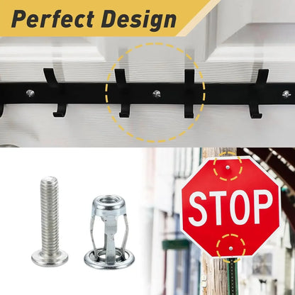 Petal Screw Jack Nuts & Expansion Plugs – Curtain Clamp, Rivet Lock Bolt, and Wall Fasteners