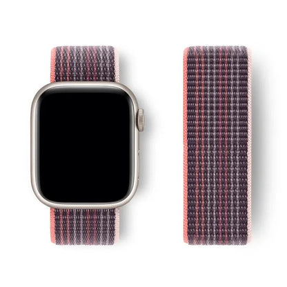 Sport Loop Strap for Apple Watch Band 40mm–49mm – Compatible with Series 3–10, SE & Ultra Adjustable Bracelet
