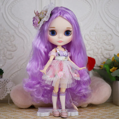 ICY DBS Blythe Doll 1/6 BJD Jointed Body — 30cm White Skin Anime Doll with Shiny & Matte Face, Special Price Gift Toy