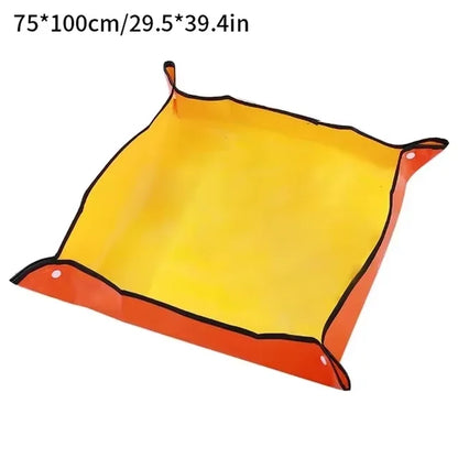 Waterproof Gardening Mat - Thickened Reusable Plant Repotting Pad for Soil Changing & Pot Transplanting