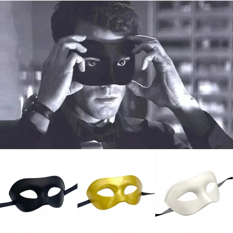 Couple Venetian Masquerade Masks — Half-Face Cosplay, Halloween, Carnival & Party Costume Masks for Men & Women
