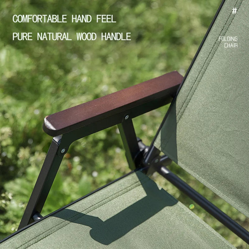 BISINNA Outdoor Folding Camping Chair – Portable Lightweight Lounge Chair for Picnic, Beach, Hiking & Trekking Travel Gear