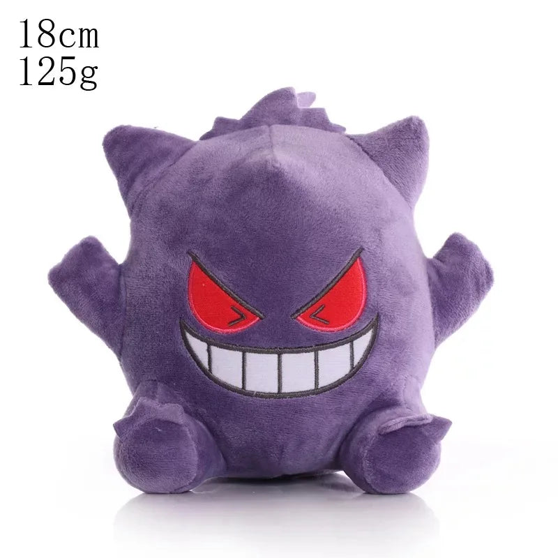 Pokemon Plush Toys Collection — Pikachu, Squirtle, Charmander, Bulbasaur, Charizard, Gengar & Mewtwo Stuffed Dolls for Kids Gifts