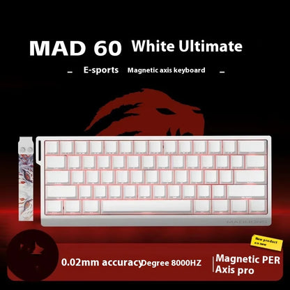 MADLIONS MAD 60/68HE Magnetic Switch Wired Gaming Keyboard – Hot Swap, Rapid Trigger, Customizable PC Gamer Accessory