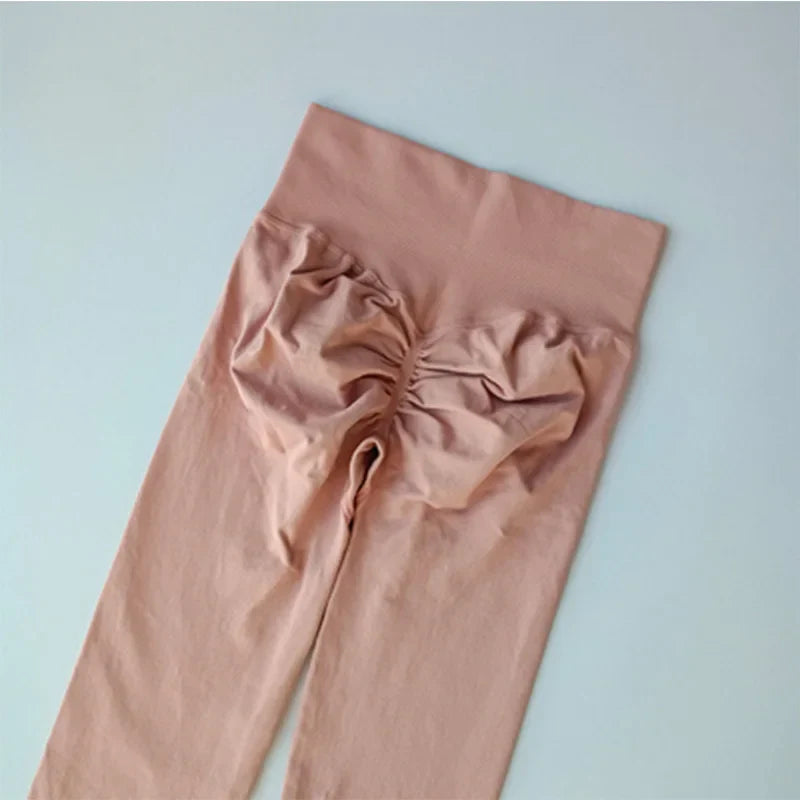 High Waist Women’s Yoga Leggings – Seamless Push-Up Fitness, Running & Gym Pants with Hip Lift and High Elasticity